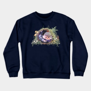 Inside a Mossy Log Crewneck Sweatshirt